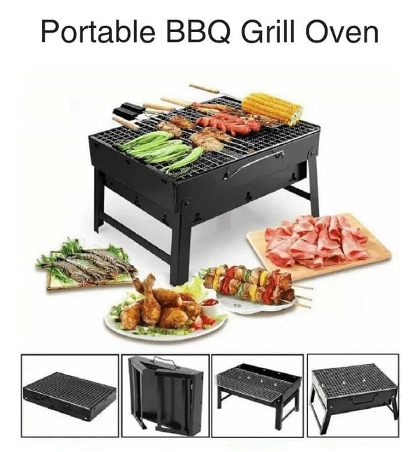 Portable Multipurpose BBQ Grill Heating Stoves Multipurpose Camping Barbecue Grill Rack Net Heating Stove Iron BBQ Grill